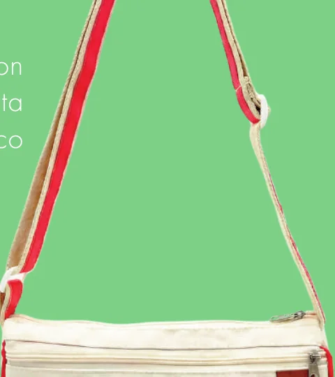 Bolsa em Lona de Algodão Cru